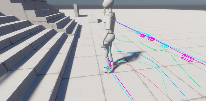 预测落地的脚步IK实现